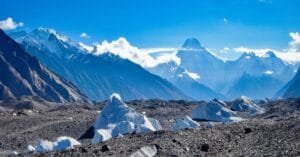 K2 Base Camp Trek Pakistan with Baltoro Glacier and Concordia view