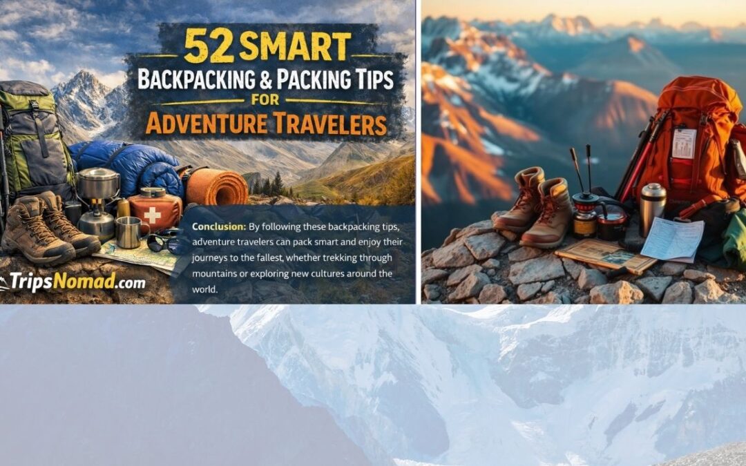 52 Smart Backpacking & Packing Tips for Adventure Travelers