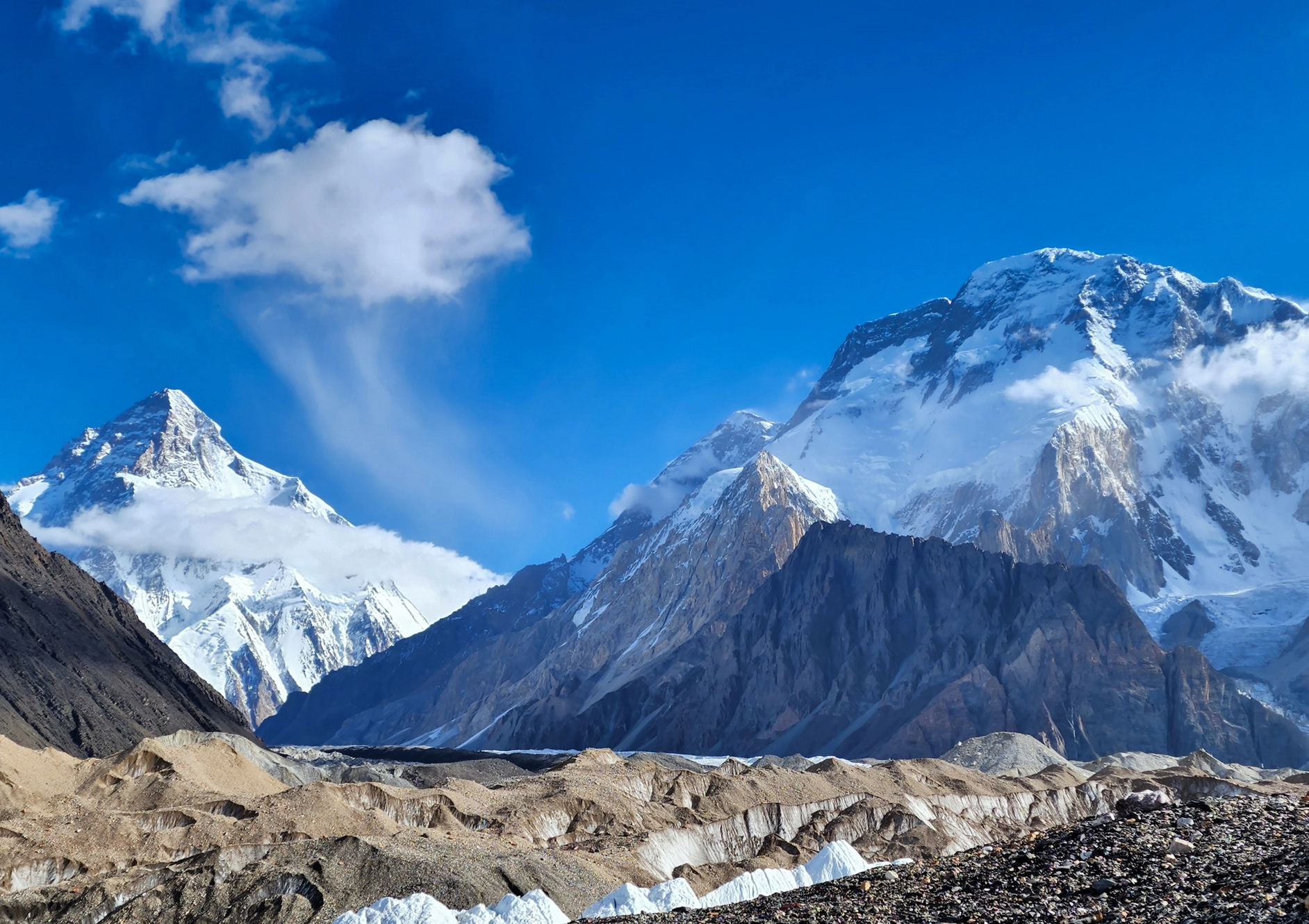 The Great Karakorum Mountains in Pakistan 
