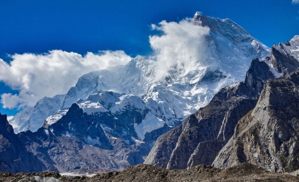 Mashabrum Peak in Pakistan's Karakoram mountains
