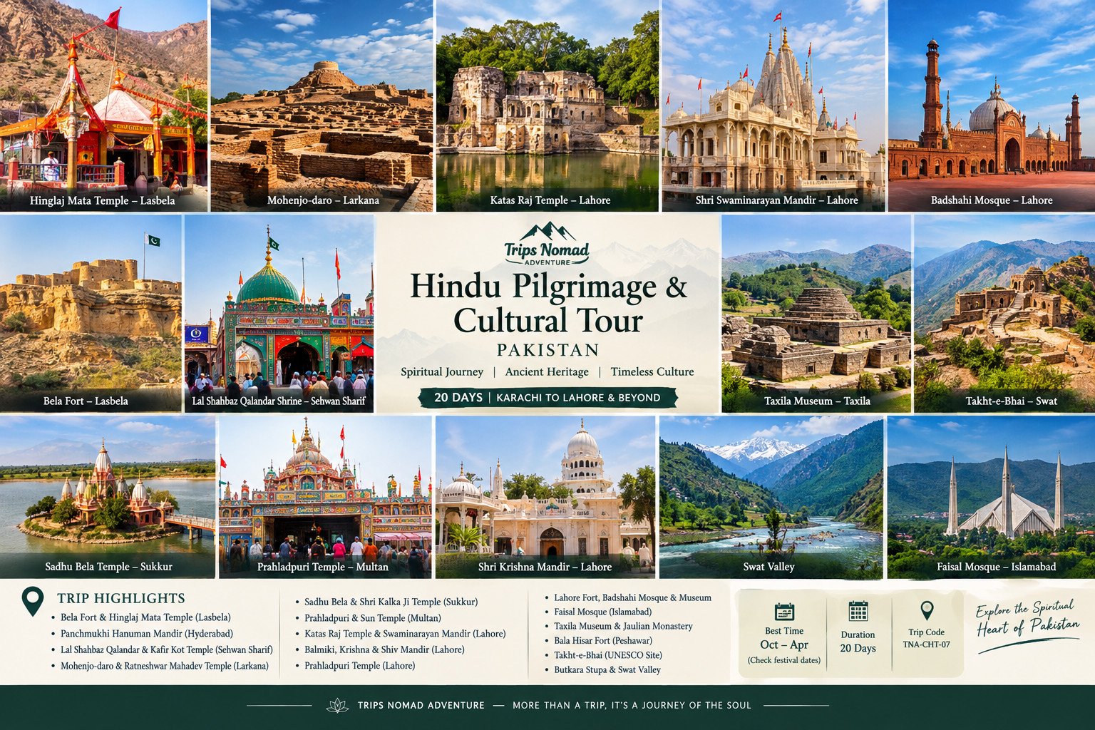 Hindu Pilgrimage & Gandhara Heritage Tour Pakistan